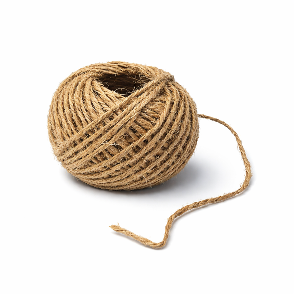Bobina de cuerda de yute natural de 30 m