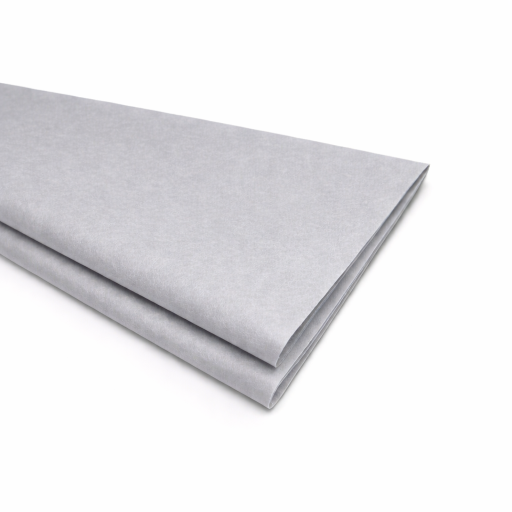 20 hojas de papel de seda gris