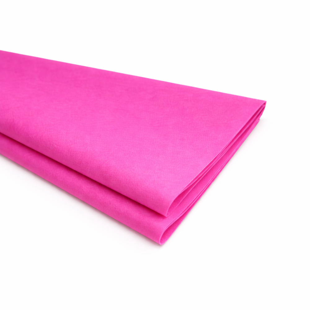 20 hojas de papel de seda rosa fucsia