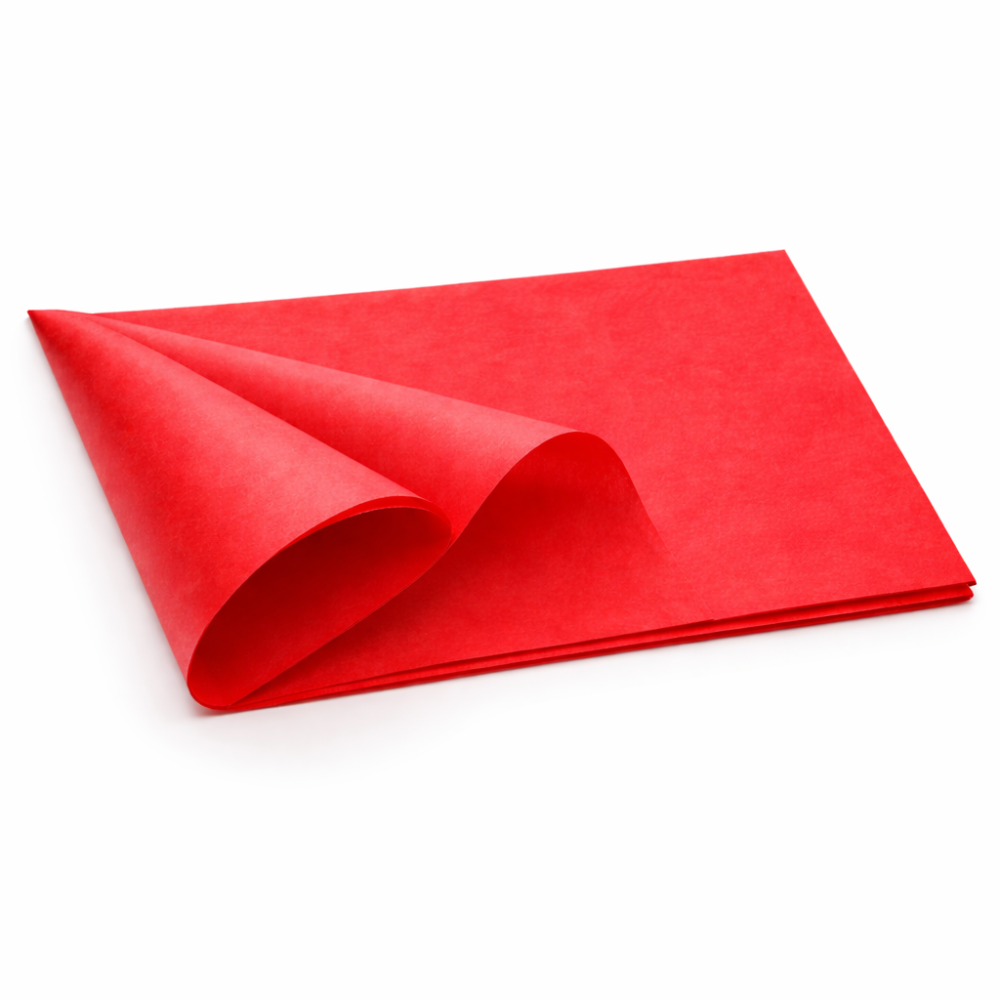 240 hojas de papel de seda rojo