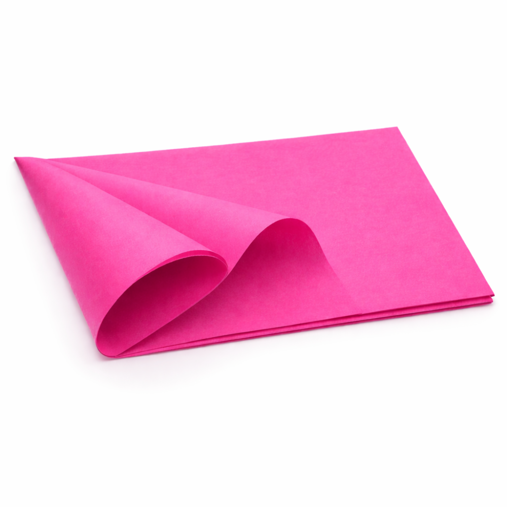 240 hojas de papel de seda color fucsia