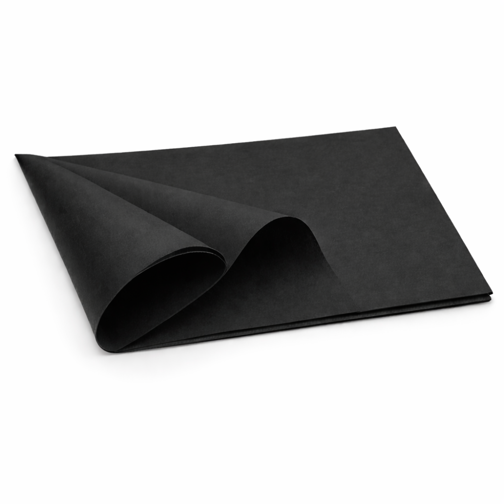 240 hojas de papel de seda color negro