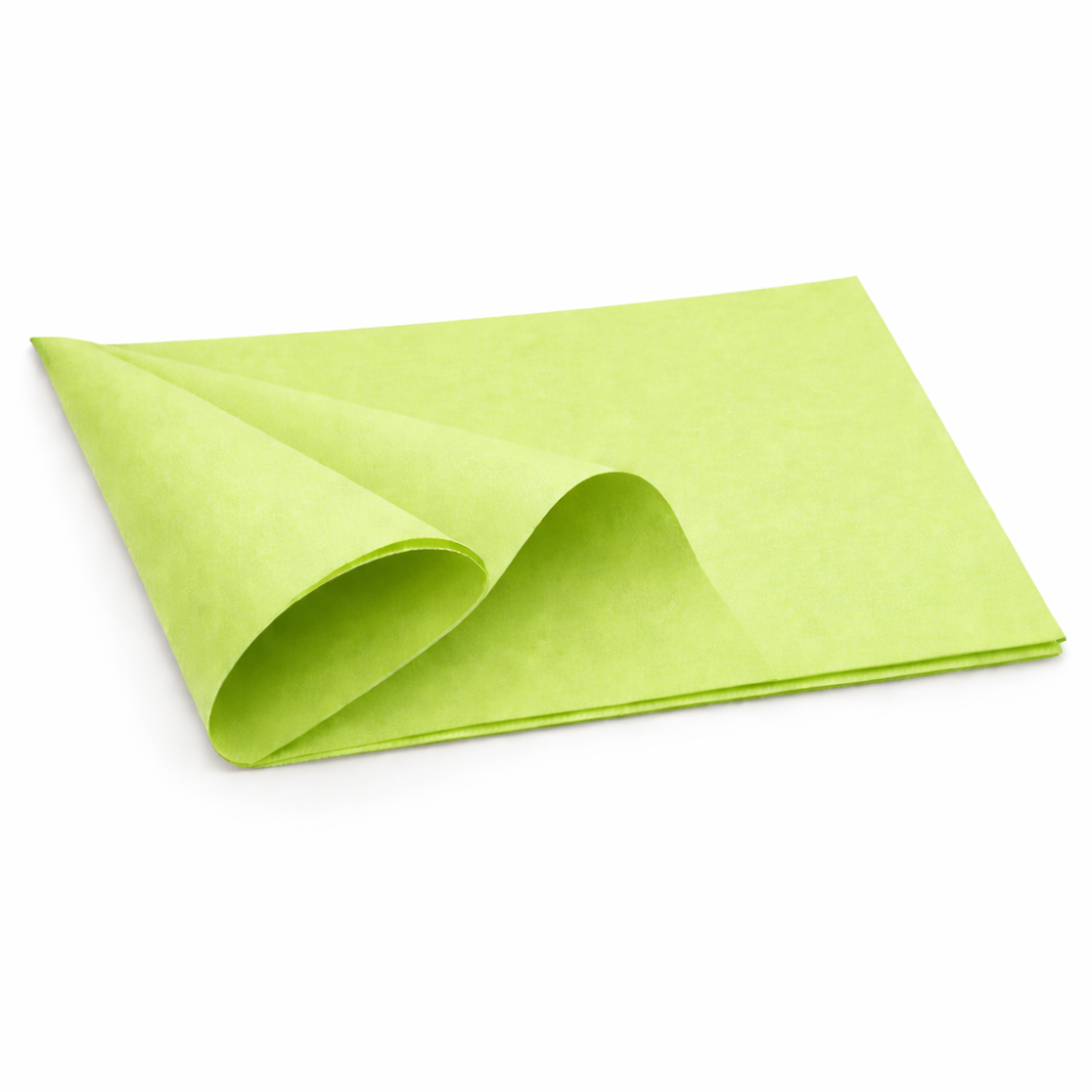 240 hojas de papel de seda color verde manzana