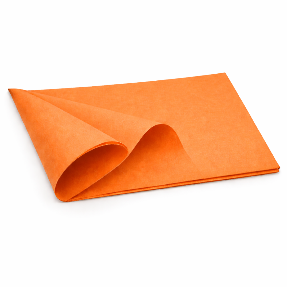 240 hojas de papel de seda color mandarina