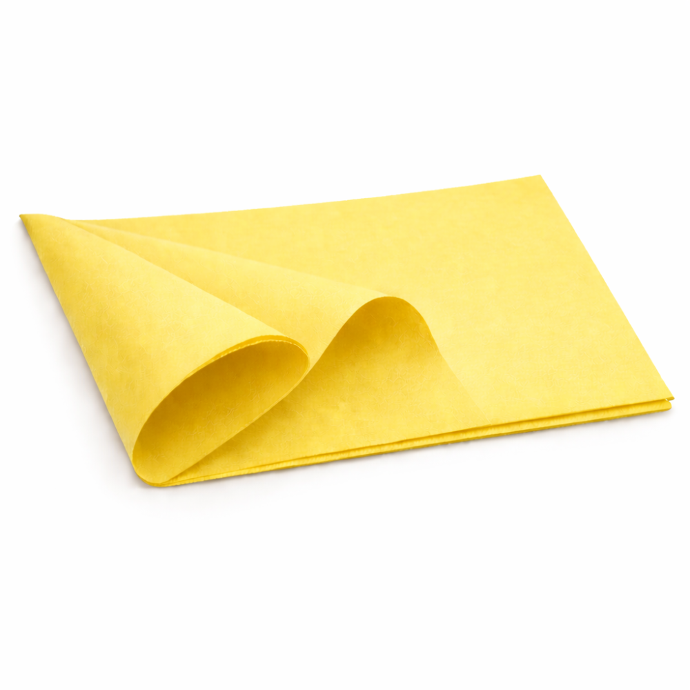 240 hojas de papel de seda de color amarillo