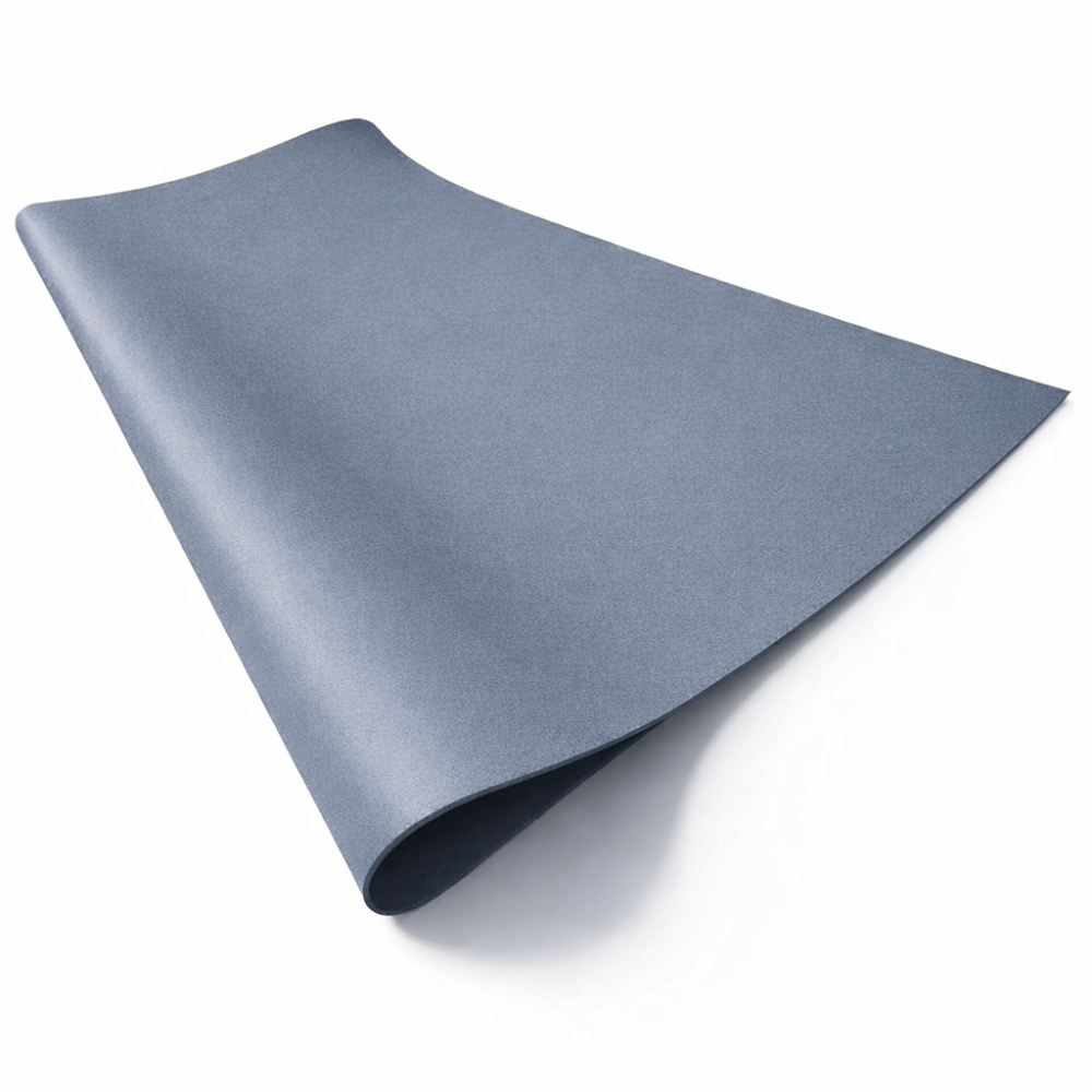 Papel de embalaje para flores, 20 hojas, 58 x 58 cm - azul gris