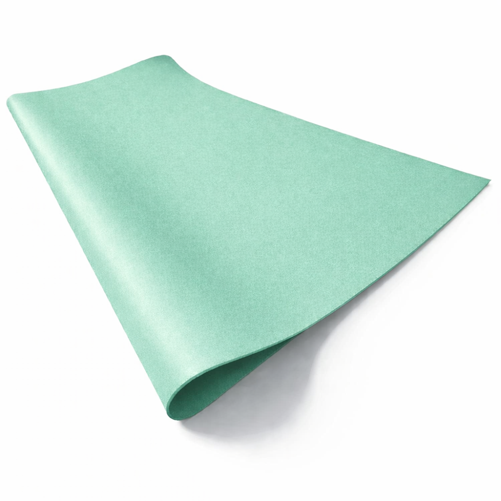 Papel de embalaje para flores, 20 hojas de 58 x 58 cm - verde agua