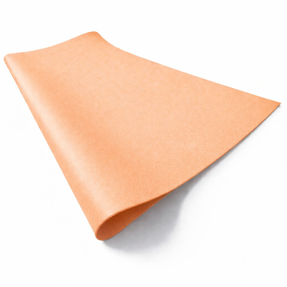 Papel de embalaje para flores, 20 hojas de 58 x 58 cm - naranja pastel