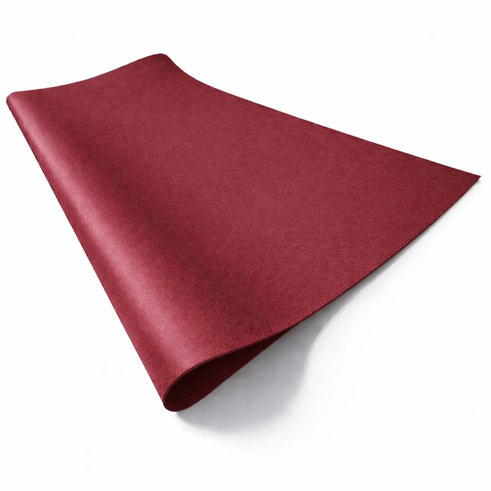 Papel de embalaje para flores, 20 hojas de 58 x 58 cm - rojo burdeos