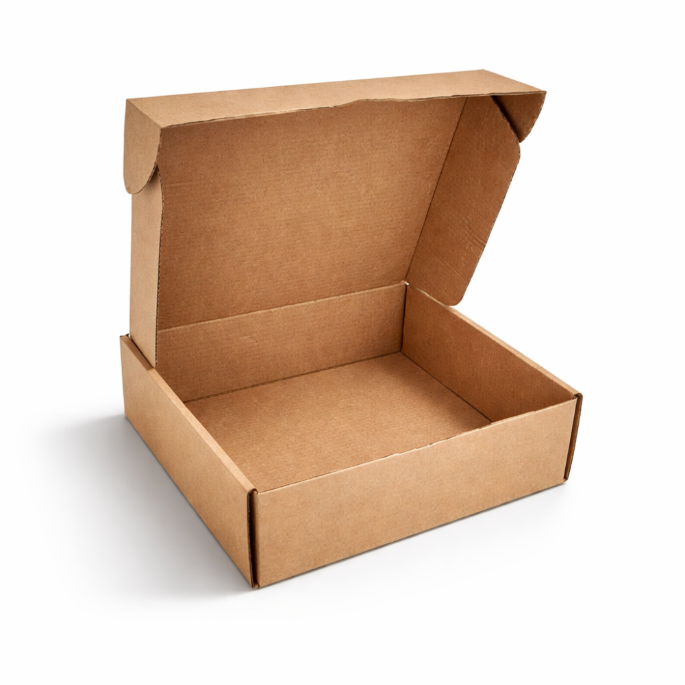 Caja de envío de cartón de una sola capa de 25 x 20 x 7 cm - paquete de 10