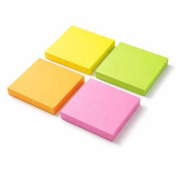 Blocs de notas adhesivos de 100 hojas, 4 colores - 7430