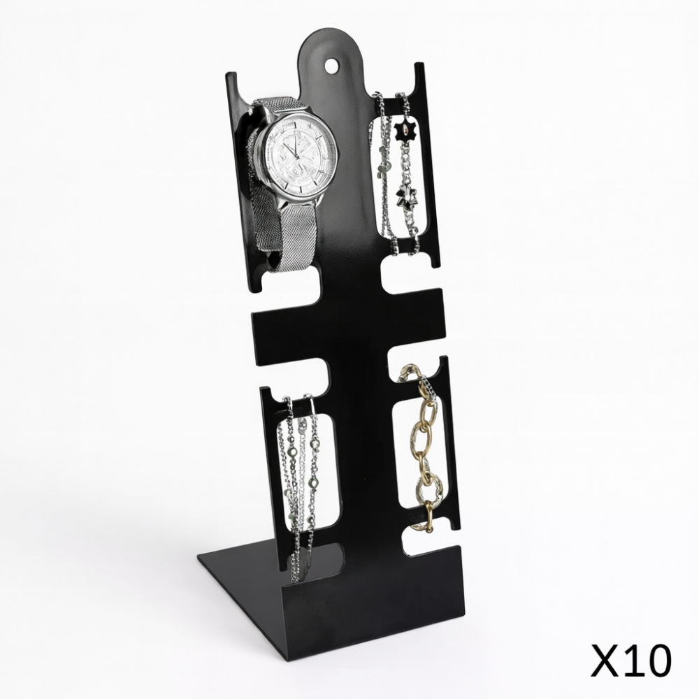 10 soportes para relojes y pulseras - 5 expositores de regalo