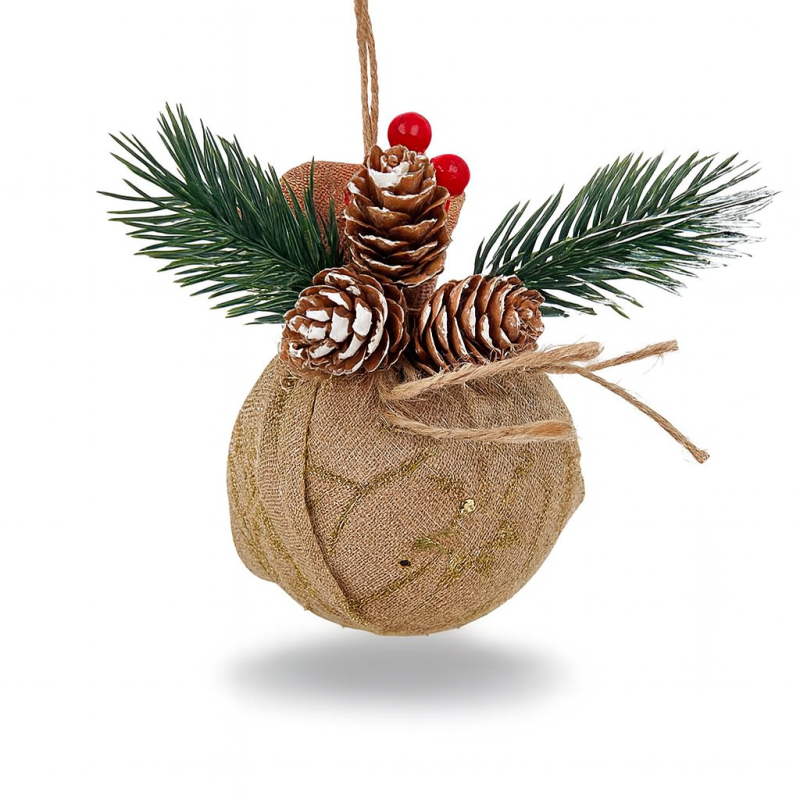Pack « Navidad Nacarada » : 30 bolas de 7 cm en 5 tonos de los cuales 3 de regalo