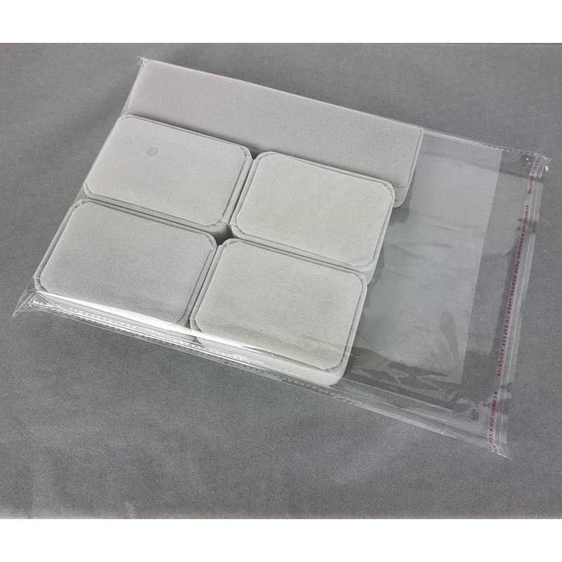 Lote de 100 saquitos transparentes con solapa adhesiva de 23,5 x 33,5 cm