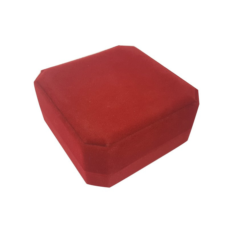 1 écrin en velours rouge bordeaux uni pour bracelet - 10101