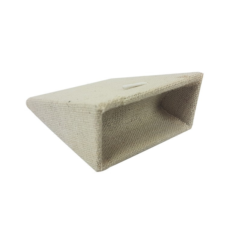 Support bijoux en coton beige pour pendentif - 19006