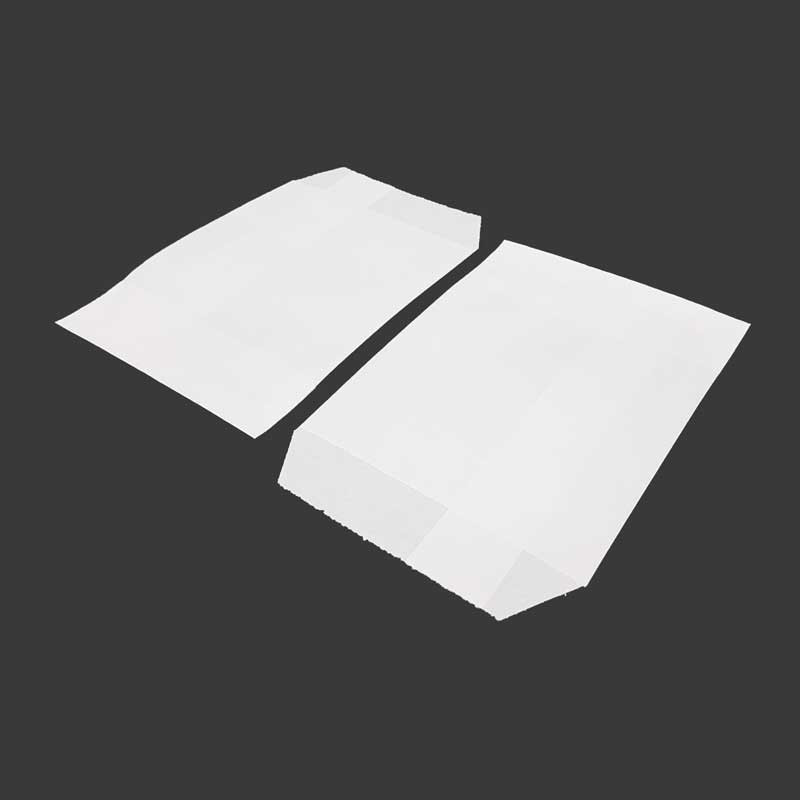 100 bolsitas de papel kraft blanco de 10 x 15 cm