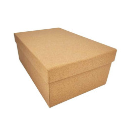 Grande boîte cadeaux en papier kraft brun naturel - 23x16x9.5cm