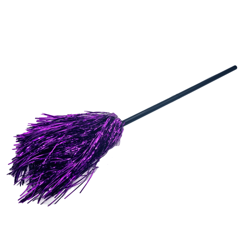 Martinet à lanière guirlande violet brillant, fouet d'halloween