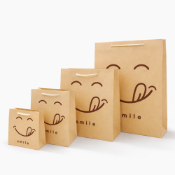 Pack intégral sacs kraft smiley "Funky & Fun" - Le format XL offert