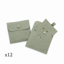 Pack 12 ensembles luxe blanc et vert amande - 3 OFFERTS