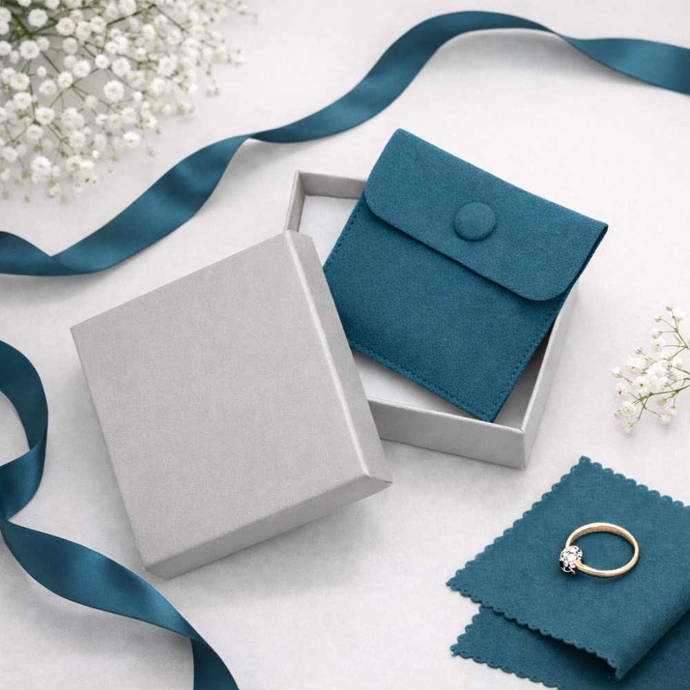 OFFRE DE LANCEMENT : Pack 12 ensembles luxe gris Clair & Bleu Canard - 3 OFFERTS