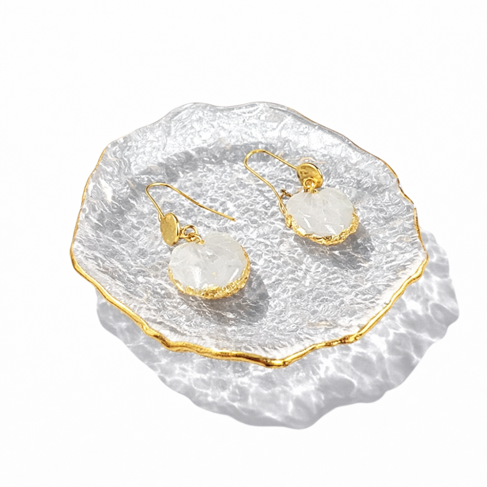 Petite coupelle de décoration en verre pour bijoux et accessoires