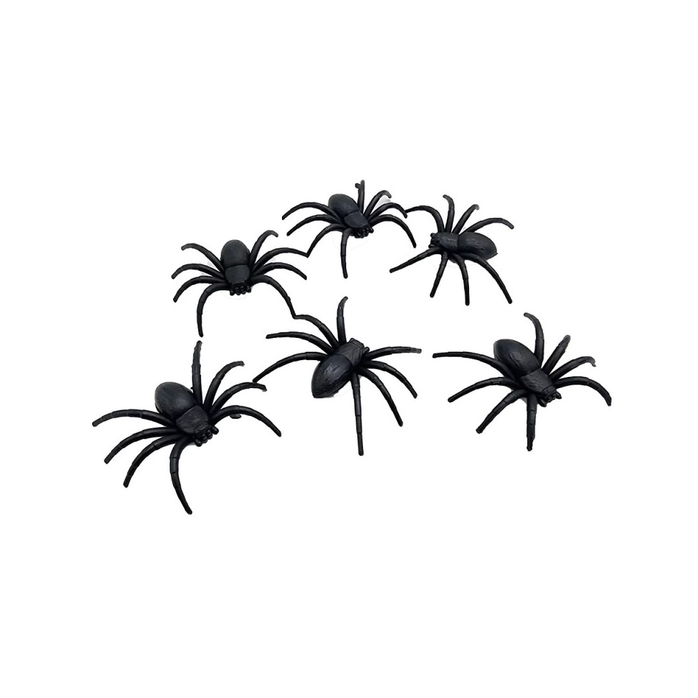 Pack décoration Halloween vitrine 9 pièces noir rouge