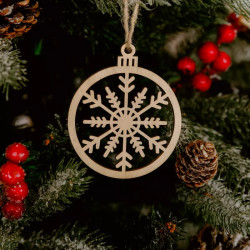 Pack Duo Noël - 32 décorations en bois à suspendre, 16 OFFERTES