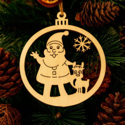 Pack Duo Noël - 32 décorations en bois à suspendre, 16 OFFERTES