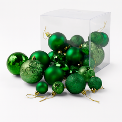 Pack « 4 Ambiances » : 144 boules de Noël en 4 couleurs dont 36 offertes