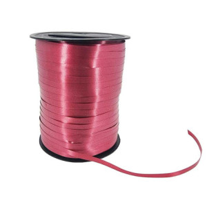 Rouleau de bolduc satiné couleur rouge bordeaux