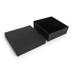 12 astucci per gioielli 9x9 cm - nero