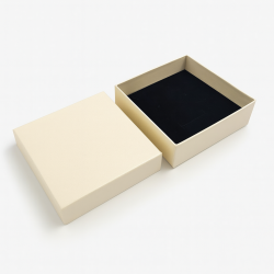 12 astucci per gioielli 9x9 cm - avorio