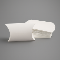 250 bustine regalo a forma di cono in cartoncino laminato bianco 14x22x5 cm