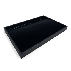 Espositore per 20 collane - Velluto nero