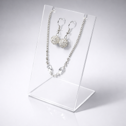 Mini busta per parure in plexiglass trasparente - 3422t