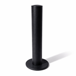 Set di 10 espositori verticali per braccialetti in similpelle nera