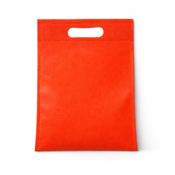 Set di 120 mini sacchetti in tessuto non tessuto rossi 14x20 cm