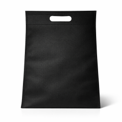 Set di 120 sacchetti in tessuto non tessuto nero a tinta unita, 25x33 cm