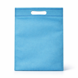 120 sacchetti in tessuto non tessuto azzurro 30x37 cm