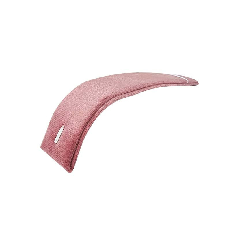 Présentoir toboggan pour bracelet en suédine rose