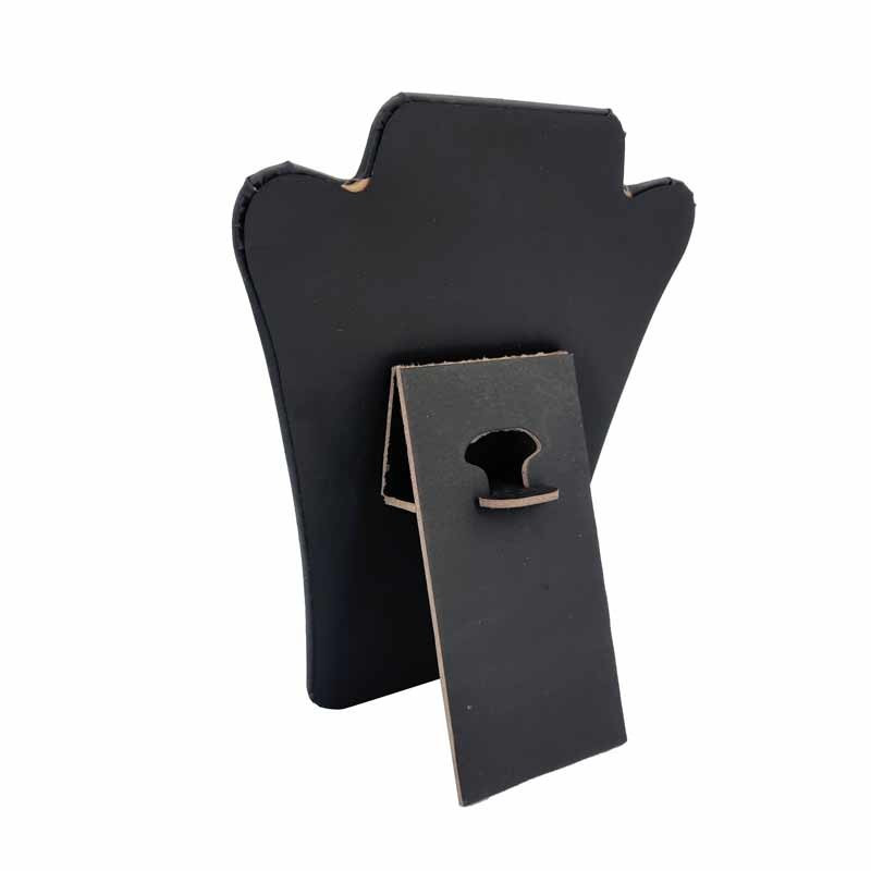 Buste collier pliable en velours noir - 19000-VN
