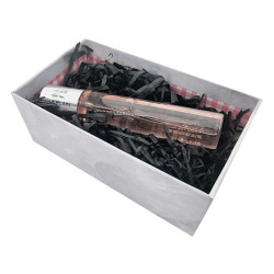 Piumini di carta decorativi neri 50 g