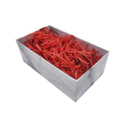 Palline di carta decorative rosse 50 g