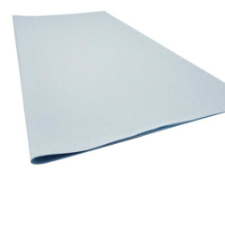 Carta da imballaggio per fiori 20 fogli 58x58 cm - blu pastello