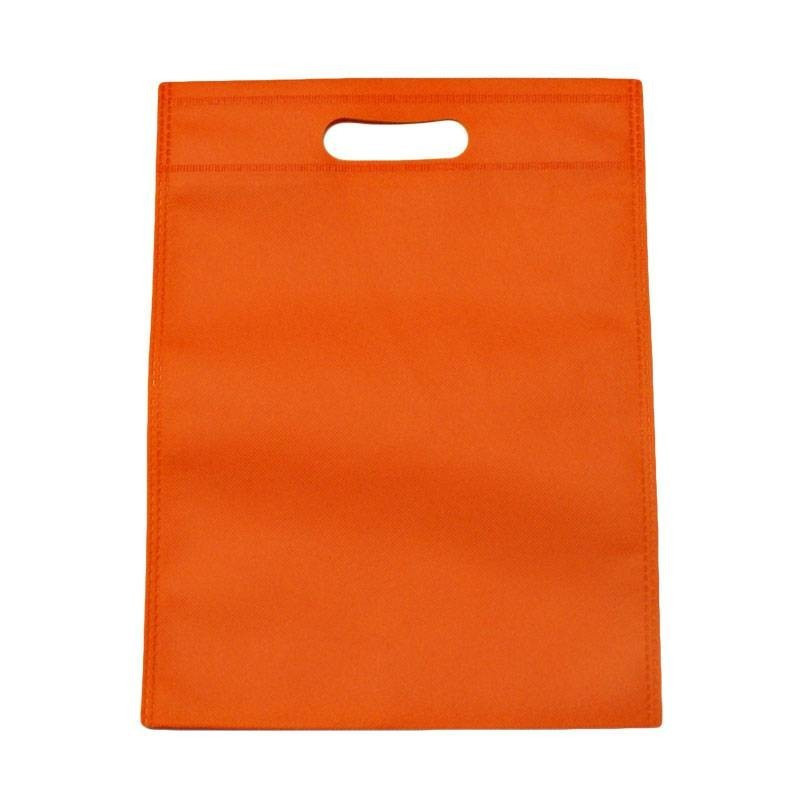 120 sacchetti in tessuto non tessuto color arancione 35x44 cm