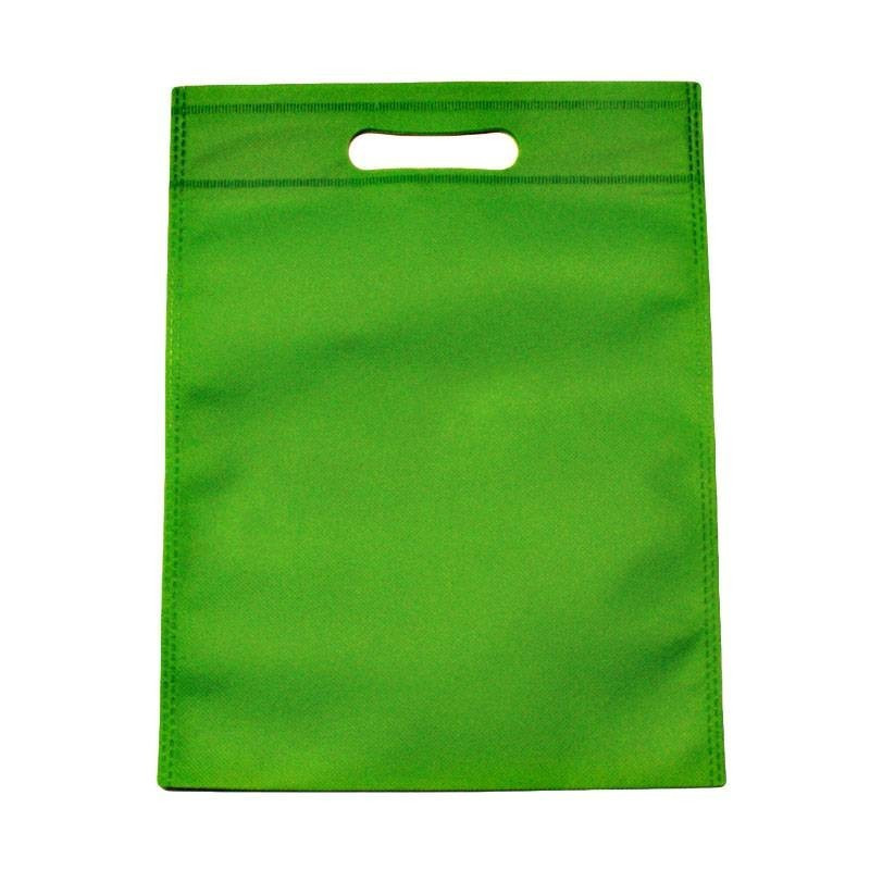 120 sacchetti in tessuto non tessuto verde mela 35x44 cm