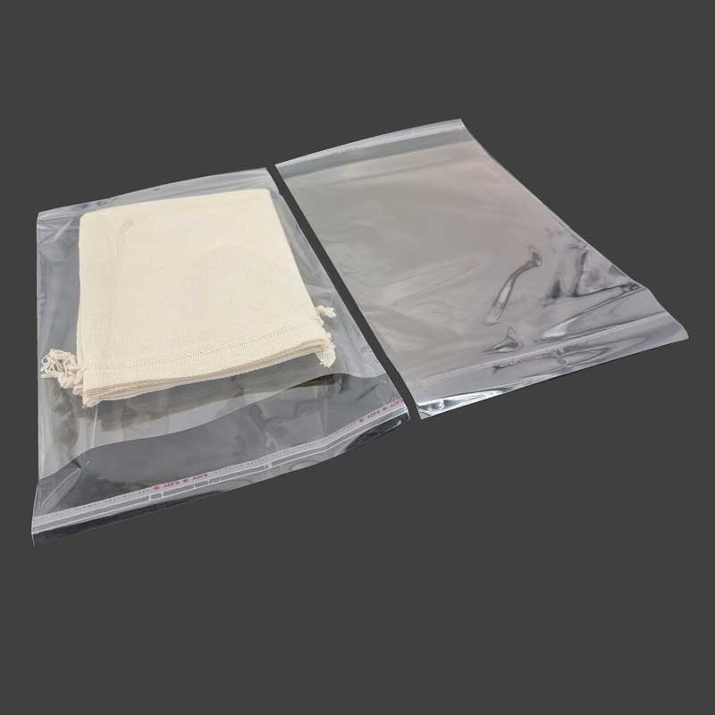Lot de 100 poches autocollantes 20x32cm avec trou de suspension