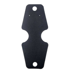 200 supporti per gioielli in cartone nero da appendere 4,5x10 cm